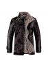 Leather Fur One Piece Plush And Thickened One Piece Men's Leather Clothing Large Casual